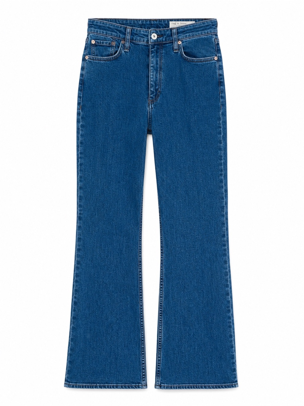 Rag & Bone Casey High Rise Flare Jeans Dark Wash Size 25 - Picture 3 of 11